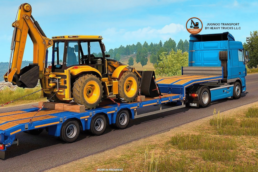 low bed truck